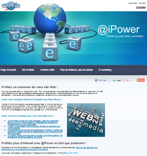 screenshot www.ipower.eu